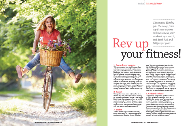 Rev up your fitness! - Nature & Health