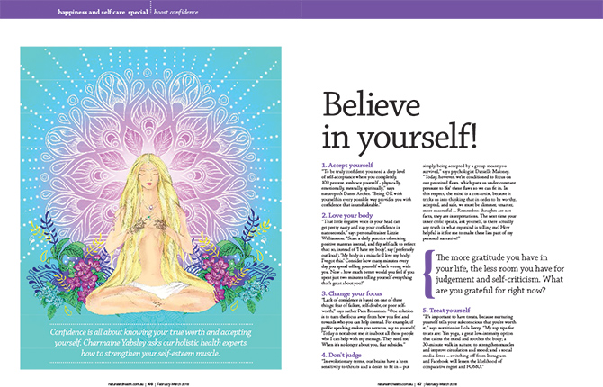 Belief in yourself - Nature and Health